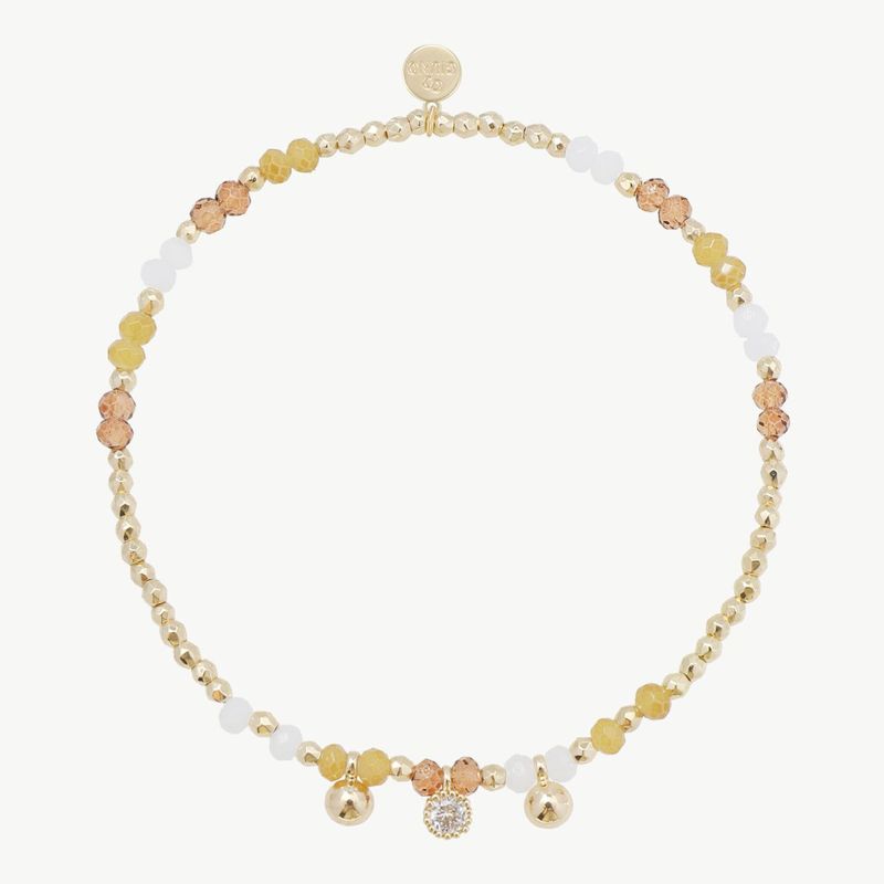 Elastisches Glasperlenarmband