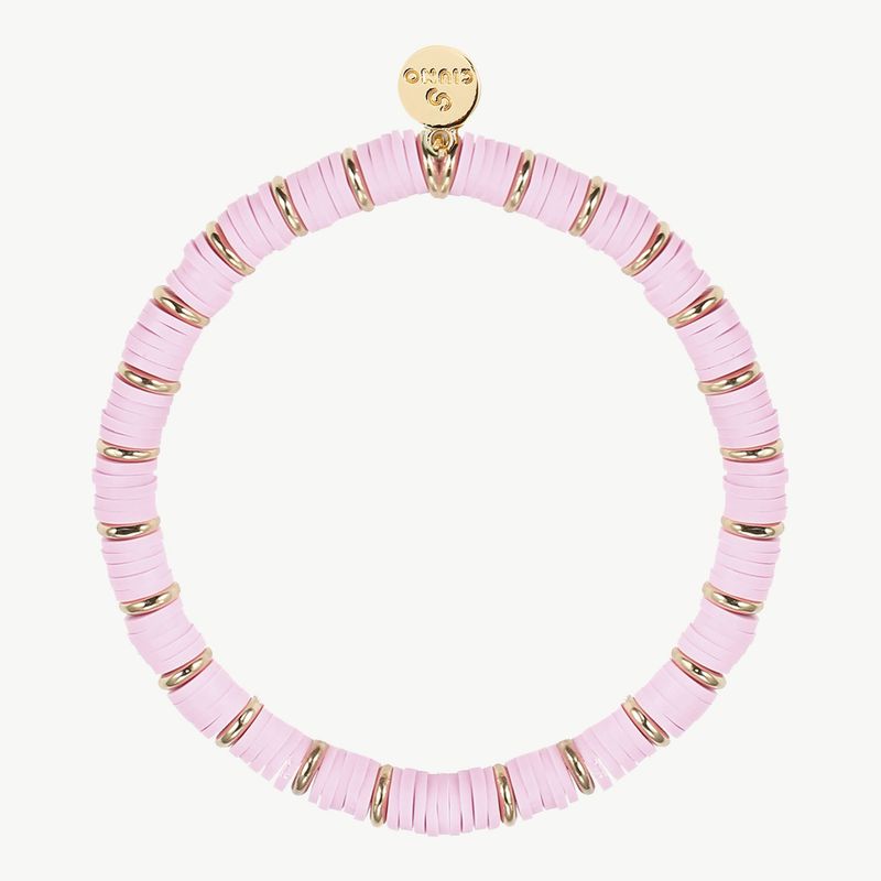 Elastisches Armband hellrosa