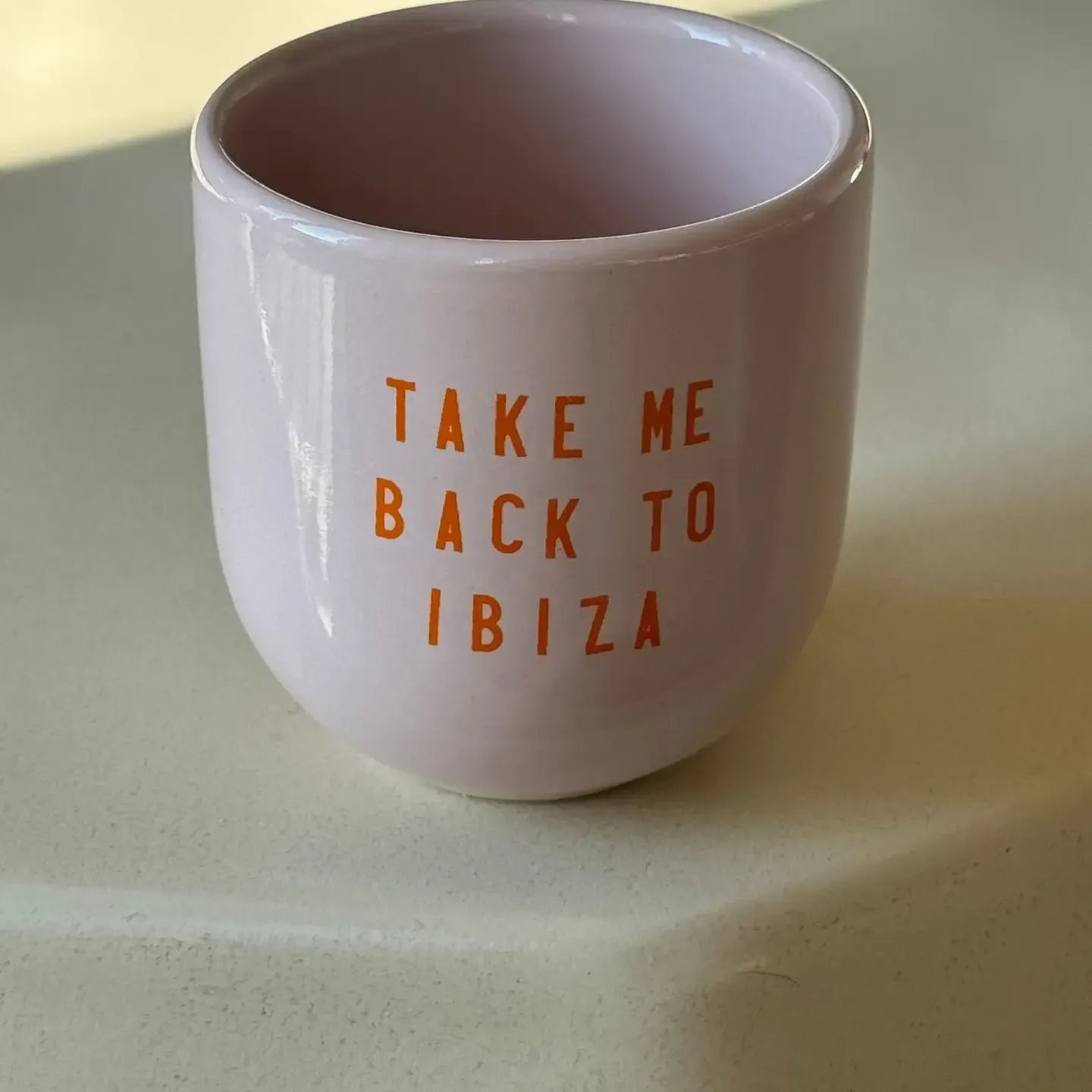 Tasse  Bring me back to Ibiza - rose