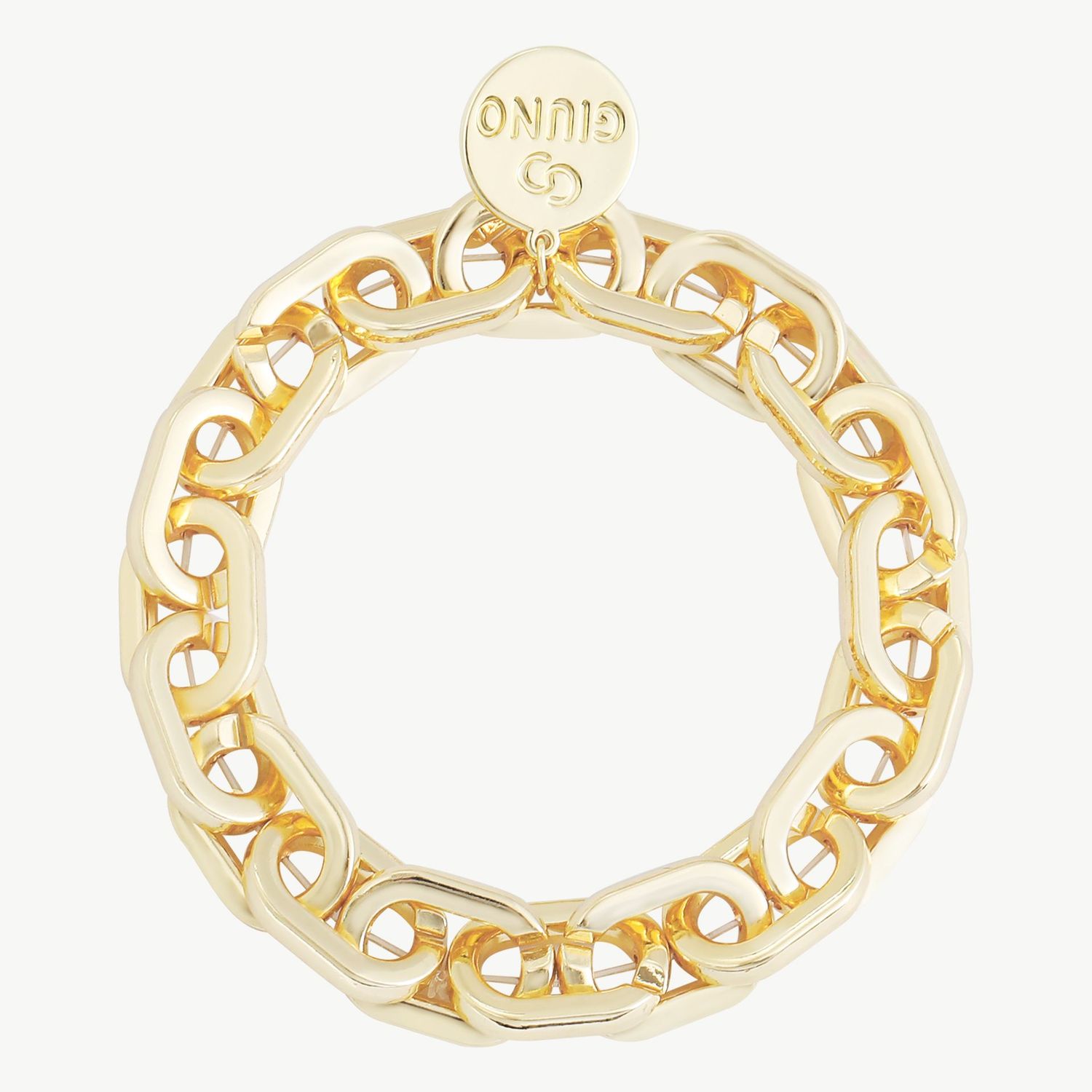 Dickes Gliederarmband gold