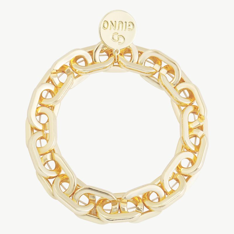 Dickes Gliederarmband gold