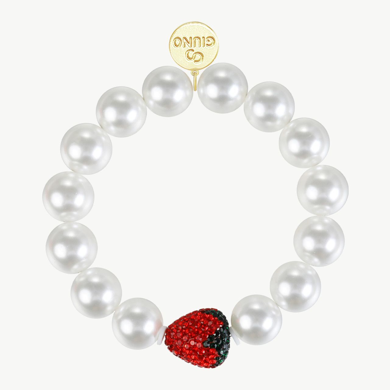 Elastisches Armband "Erdbeere"