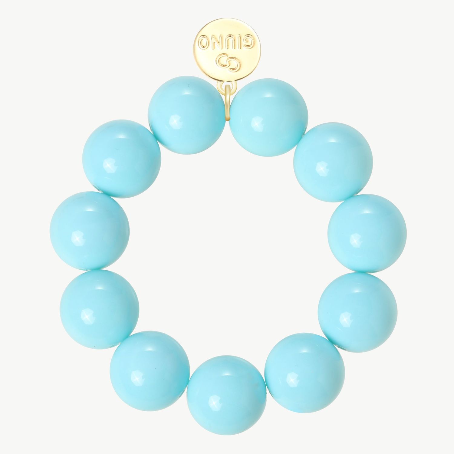 Elastisches Armband aus Acryl himmelblau