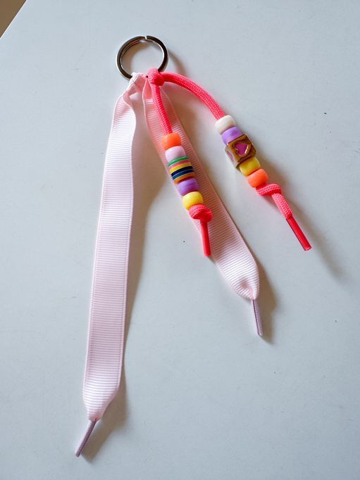 Schlüsselanhänger "Herz" pink