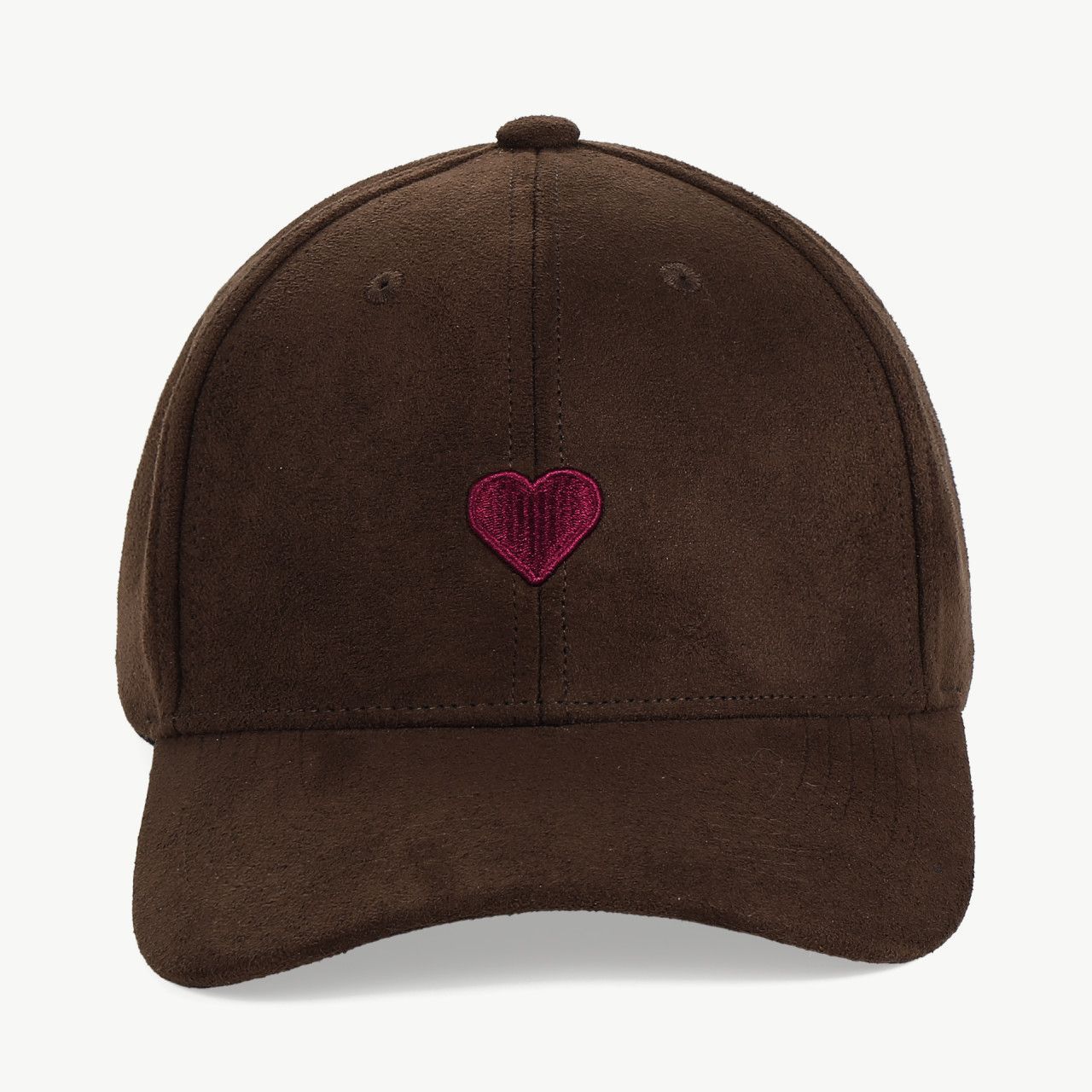 Cap "Herz" dunkelbraun