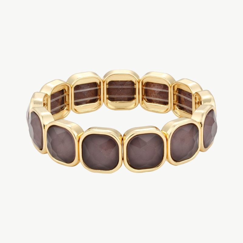 Armband aus Edelsteinlegierung braun