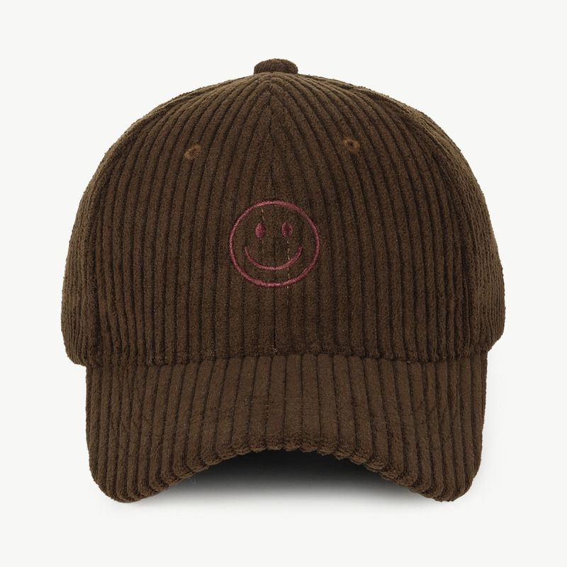 Cap "Smiley" kord / braun