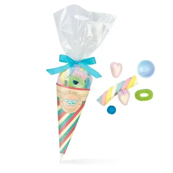 Zuckertüte Süss & Zauberhaft Bunte Süßigkeiten Mischung Zuckertüte Süss & Zauberhaft Bunte Süßigkeiten Mischung