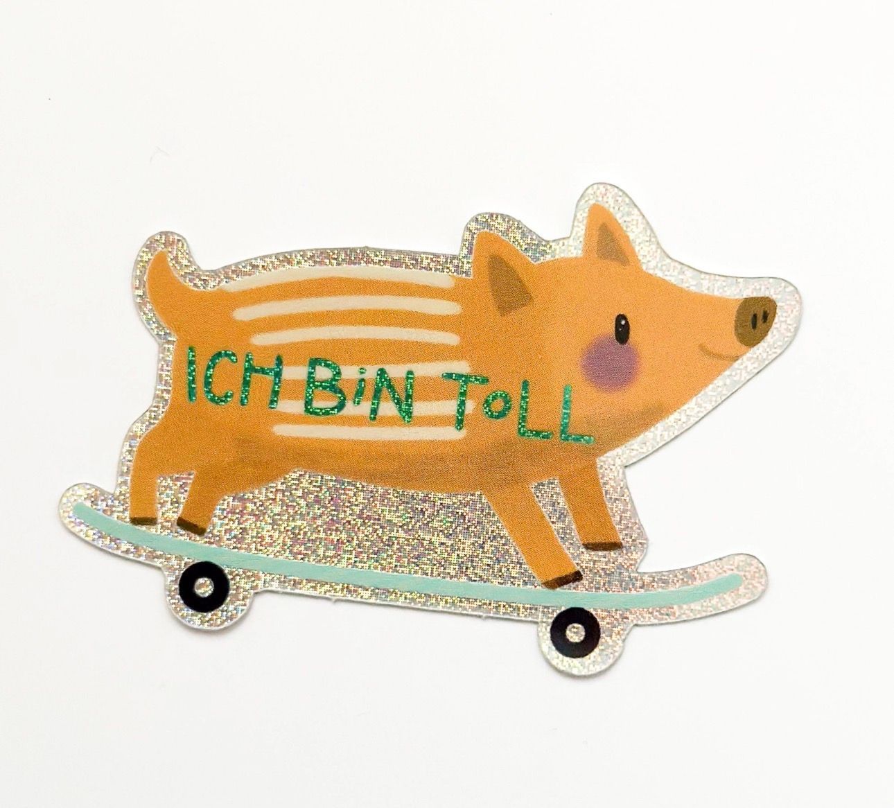 Glitzersticker "Ich bin toll"