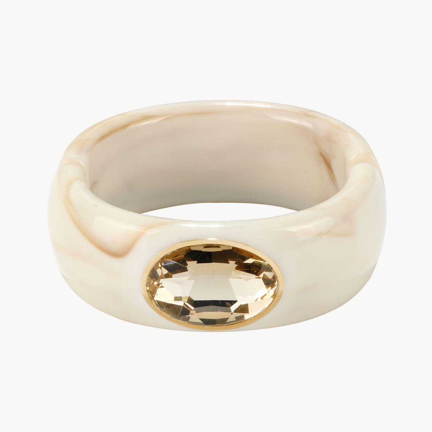 Edelstein Acrylreif beige