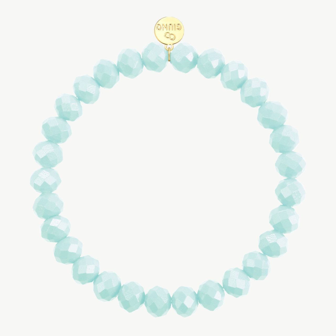 Elastisches Armband aus Acryl bonbonblau