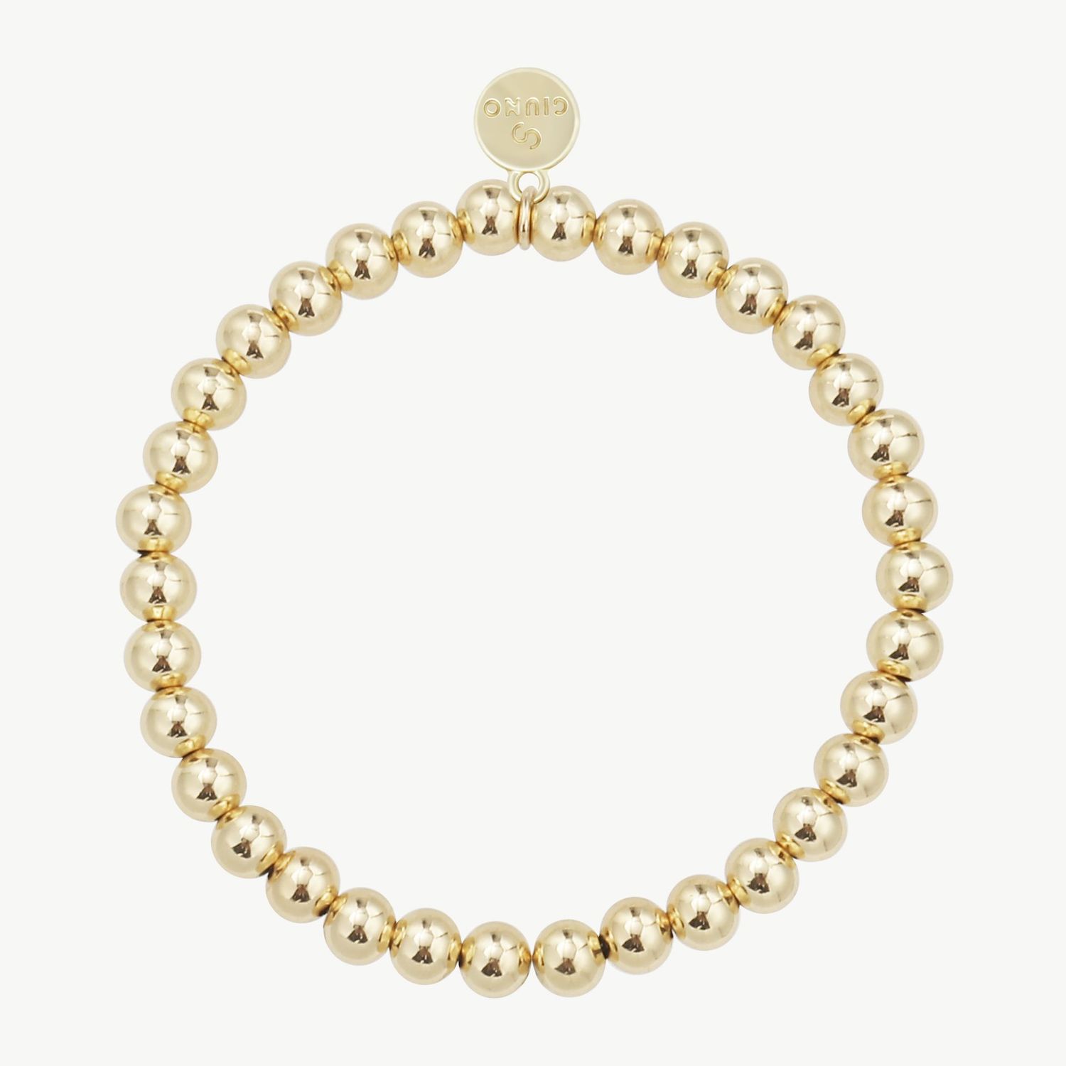 Elastische Armkette gold