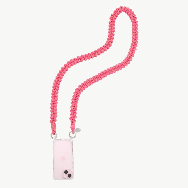 Handykette pink / geflochten Handykette pink / geflochten