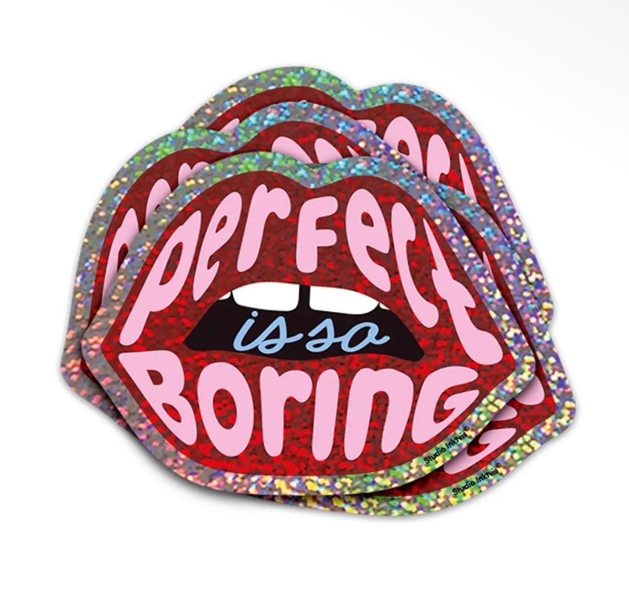Sticker Sticker "Perfect is so boring"