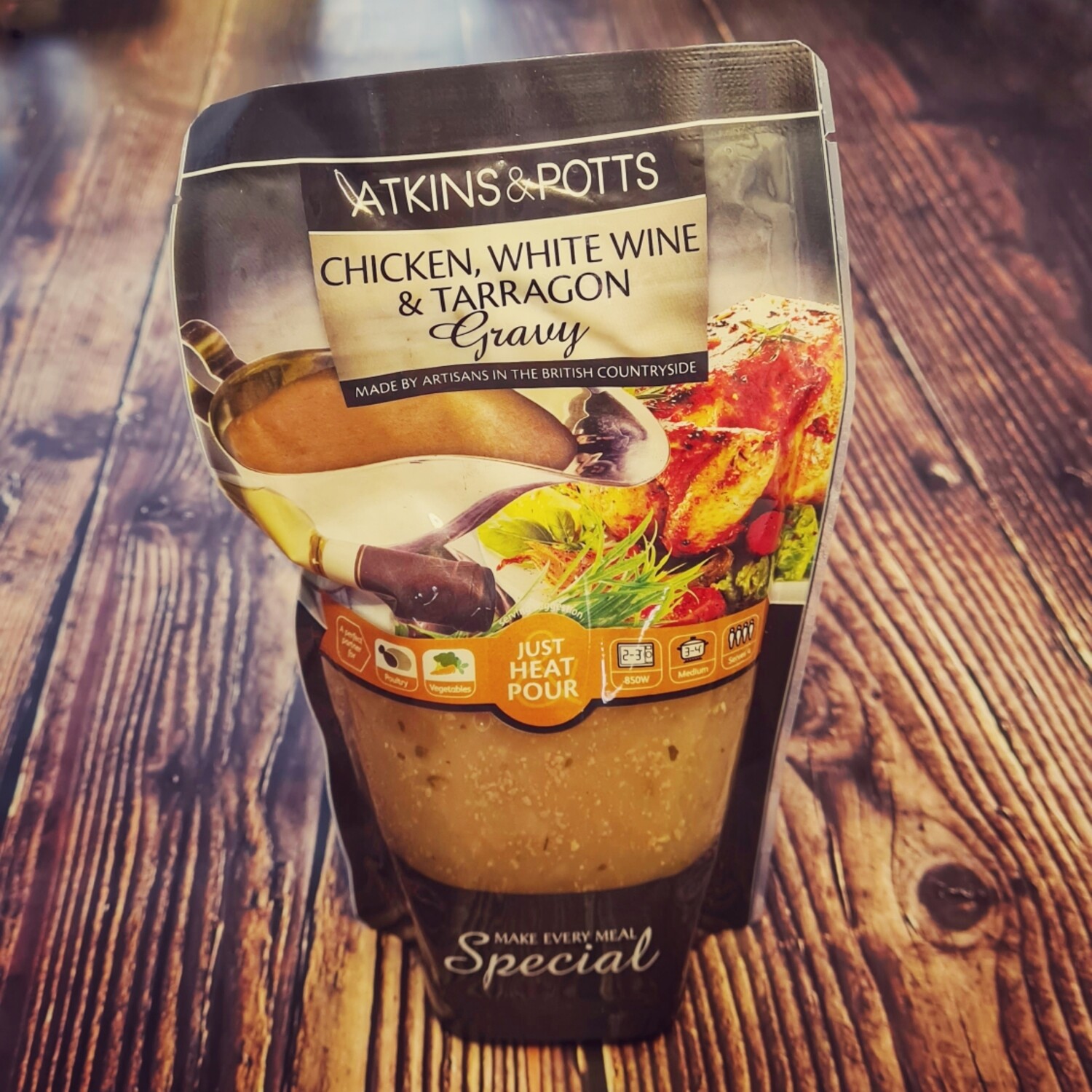 Chicken, White Wine & Tarragon Sauce