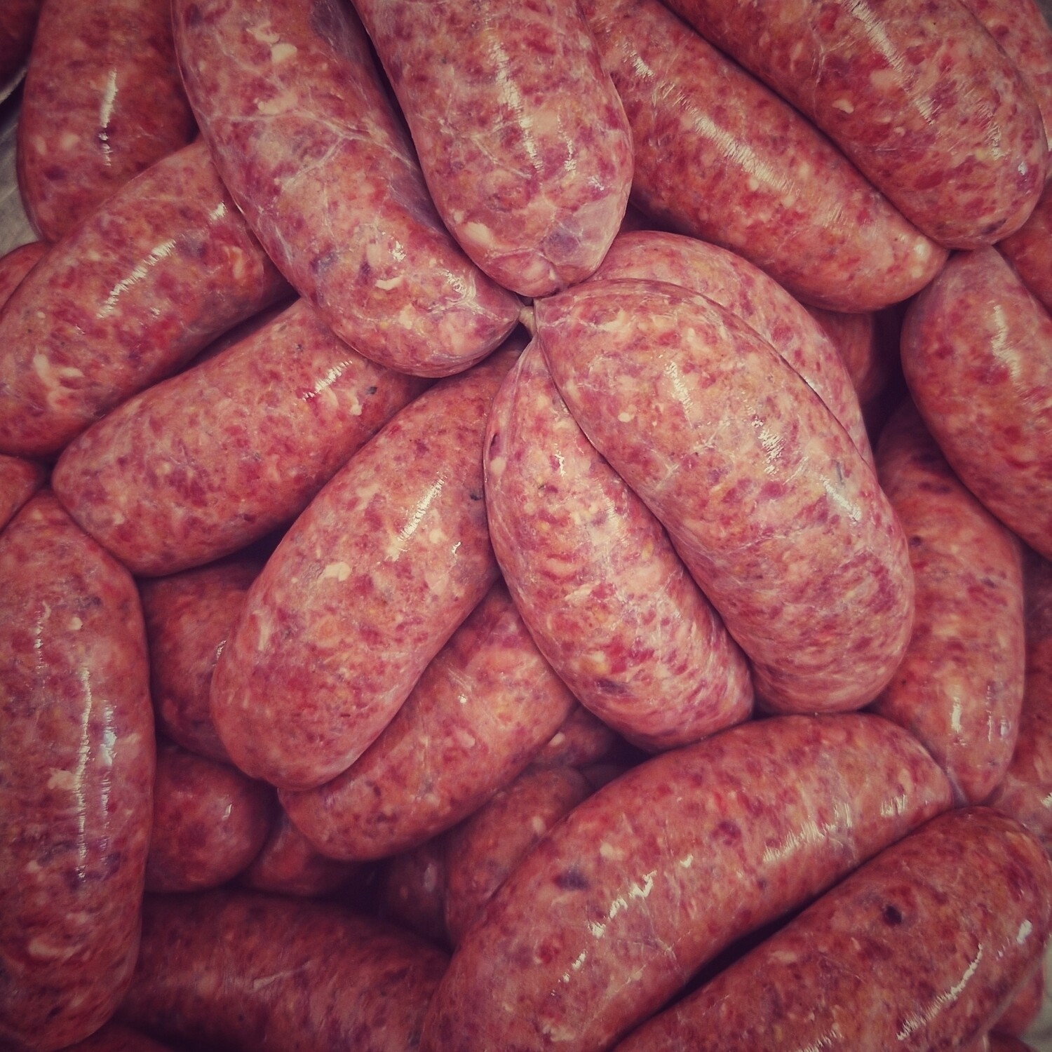 Beef Dubonnet & Red Onion Sausages