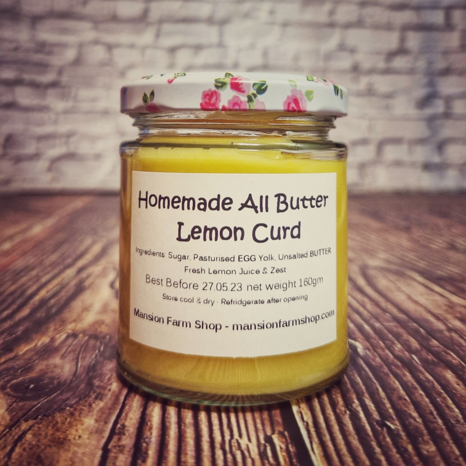 Homemade All Butter Lemon Curd