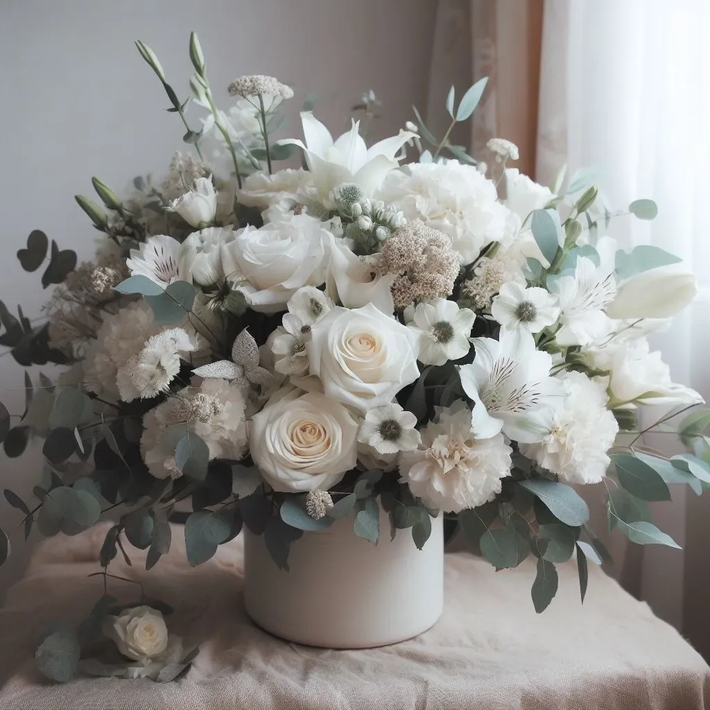 White bouquet
