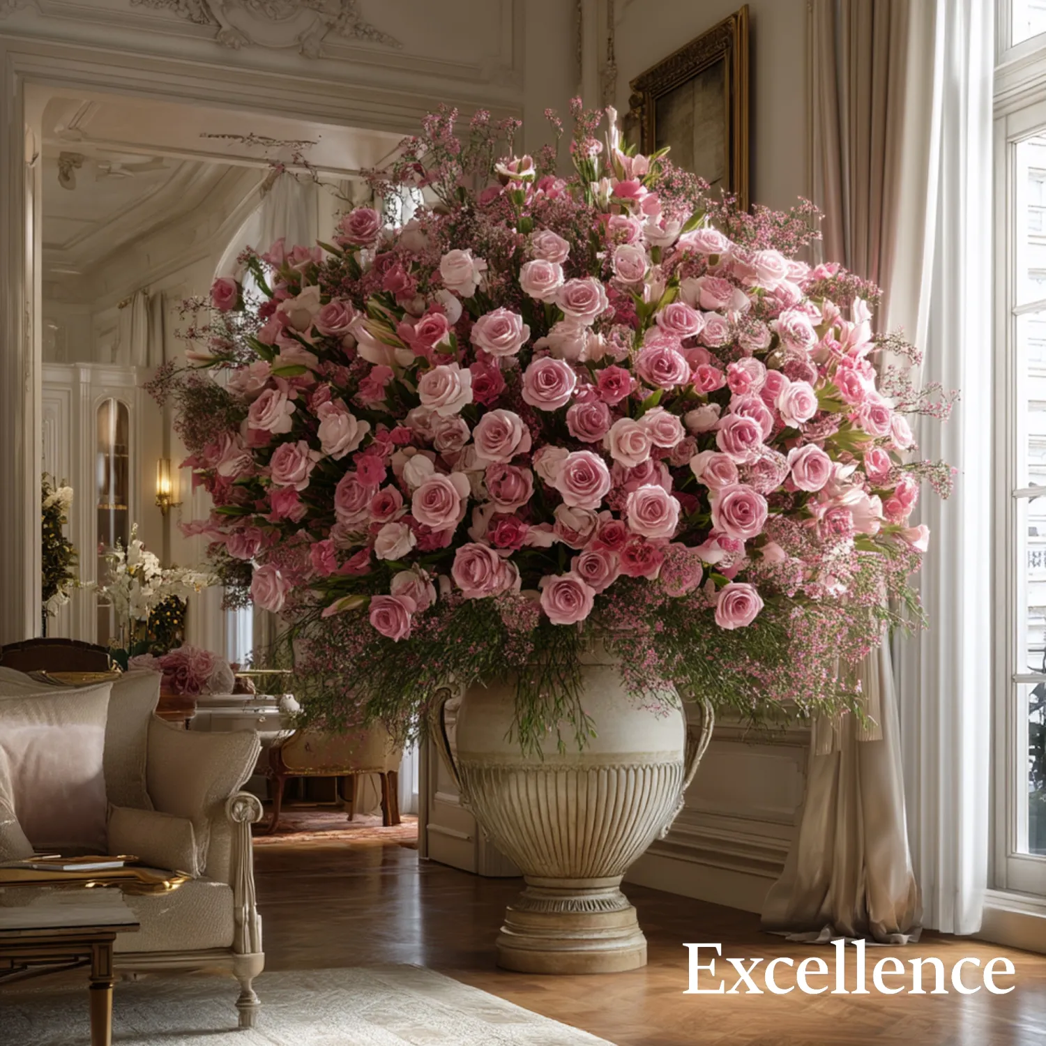 500 Roses Boque Bouquet Prestige Rose OSCENDENCE — Roses Monumentales de Luxe | L ...