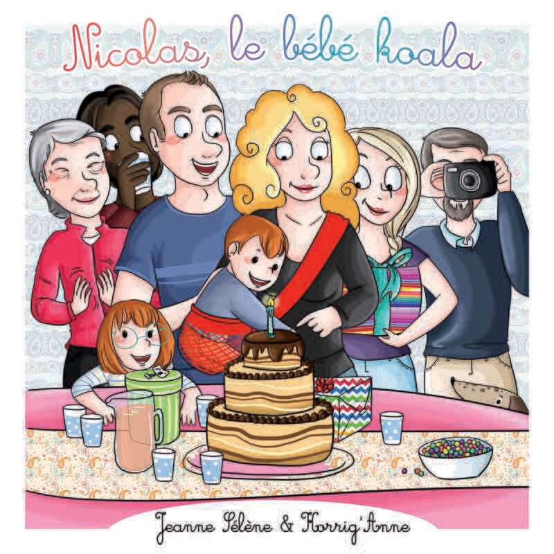 Nicolas, le bébé koala - livre cartonné pour les bébés