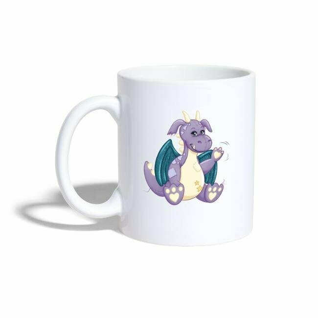 Vêtements et accessoires avec un dragon violet