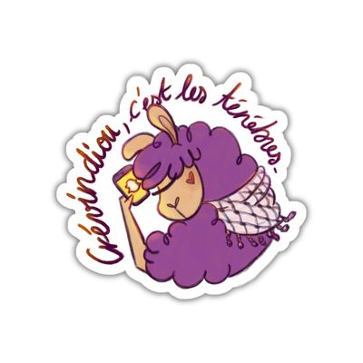 Sticker "Bismillah c'est les ténèbres" ou "Crévindiou, c'est les ténèbres"