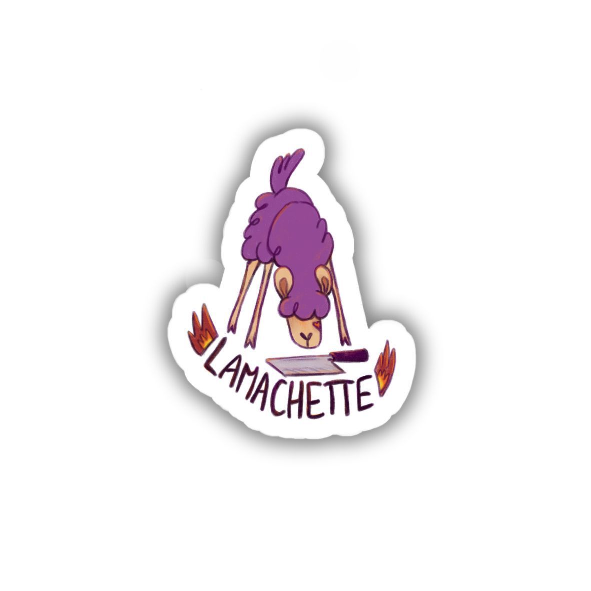 Sticker "lamachette"