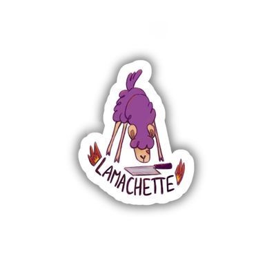 Sticker "lamachette"
