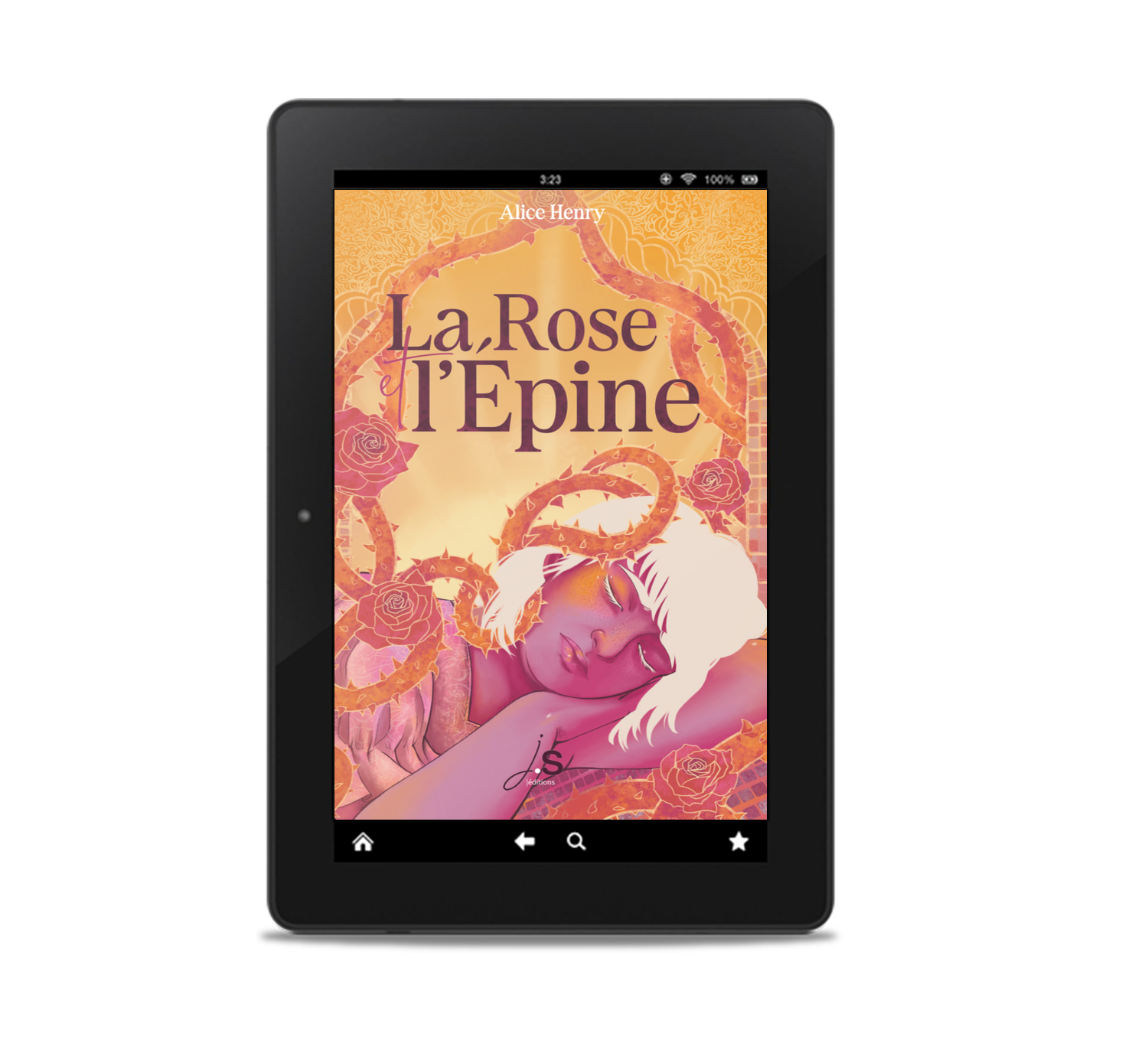 La Rose et l'Épine - ebook le livre sur une tablette numérique
