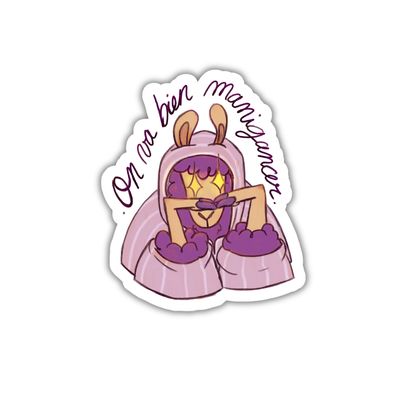 Sticker sticker d'un lama en djellaba qui va bien manigancer yeux en étoiles
