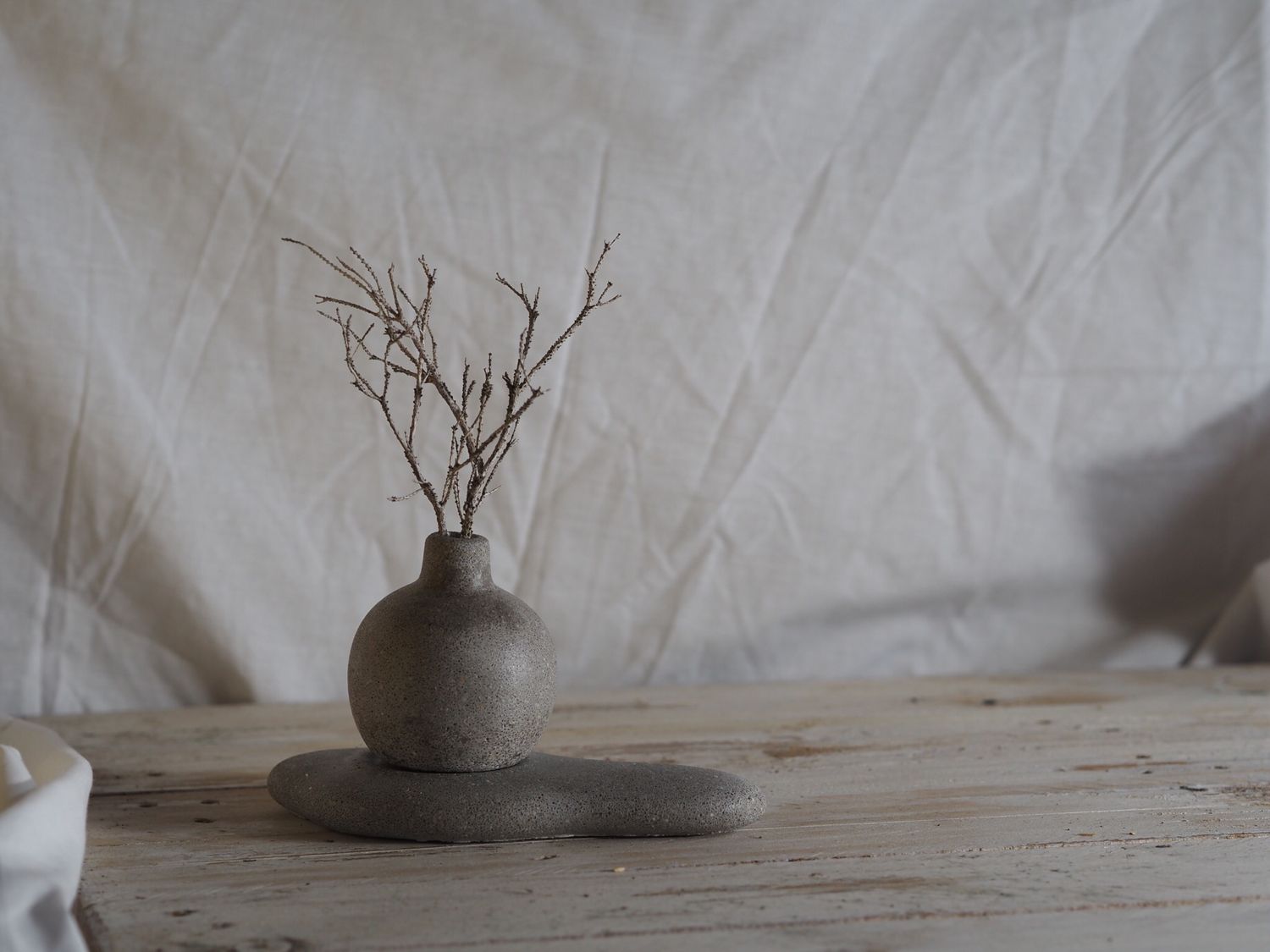 STILLA Mineral – Conjunto Escultórico de Equilibrio cemento