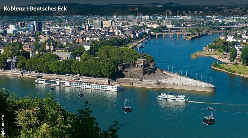 Boppard, Koblenz und Schloss Arenfels