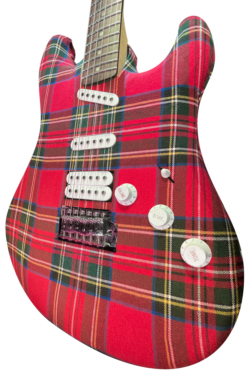 Tartan Custom ST-Style Guitar-Kutte