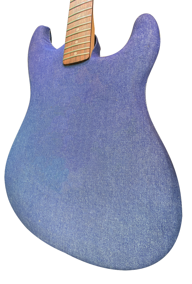 Jeans Blank ST-Style Guitar-Kutte
