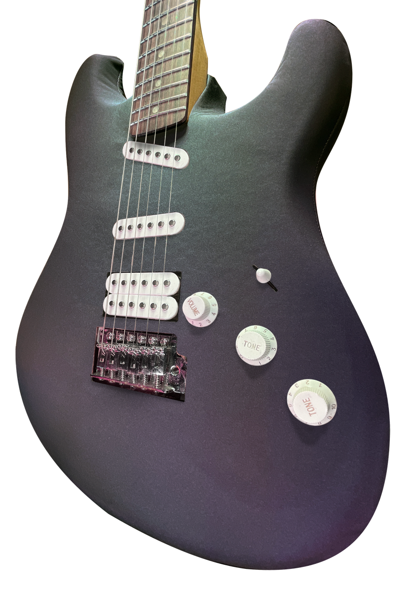 Softshell Custom ST-Style Guitar-Kutte, Color: black