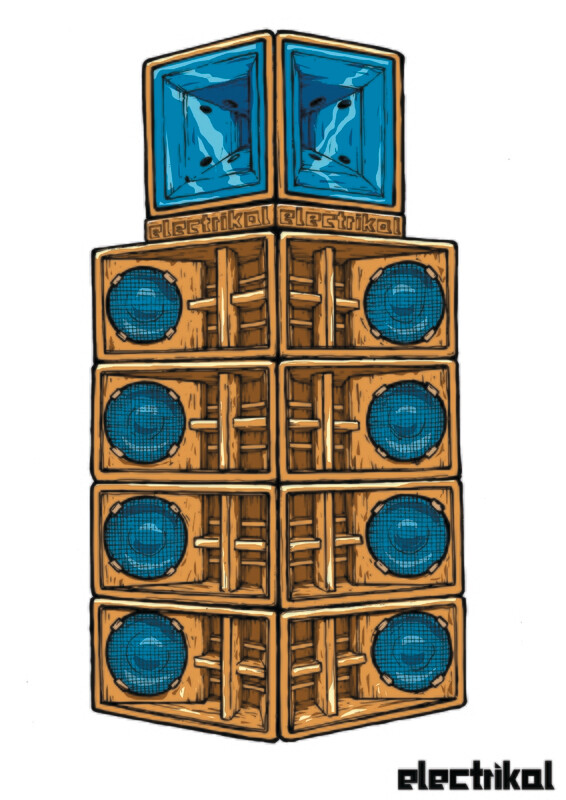 Danley Speakers Colour | A3 Print