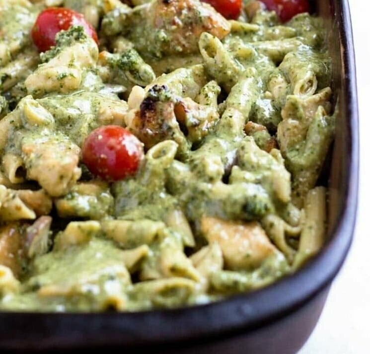 Chicken & Basil Pesto Pasta 1 KG