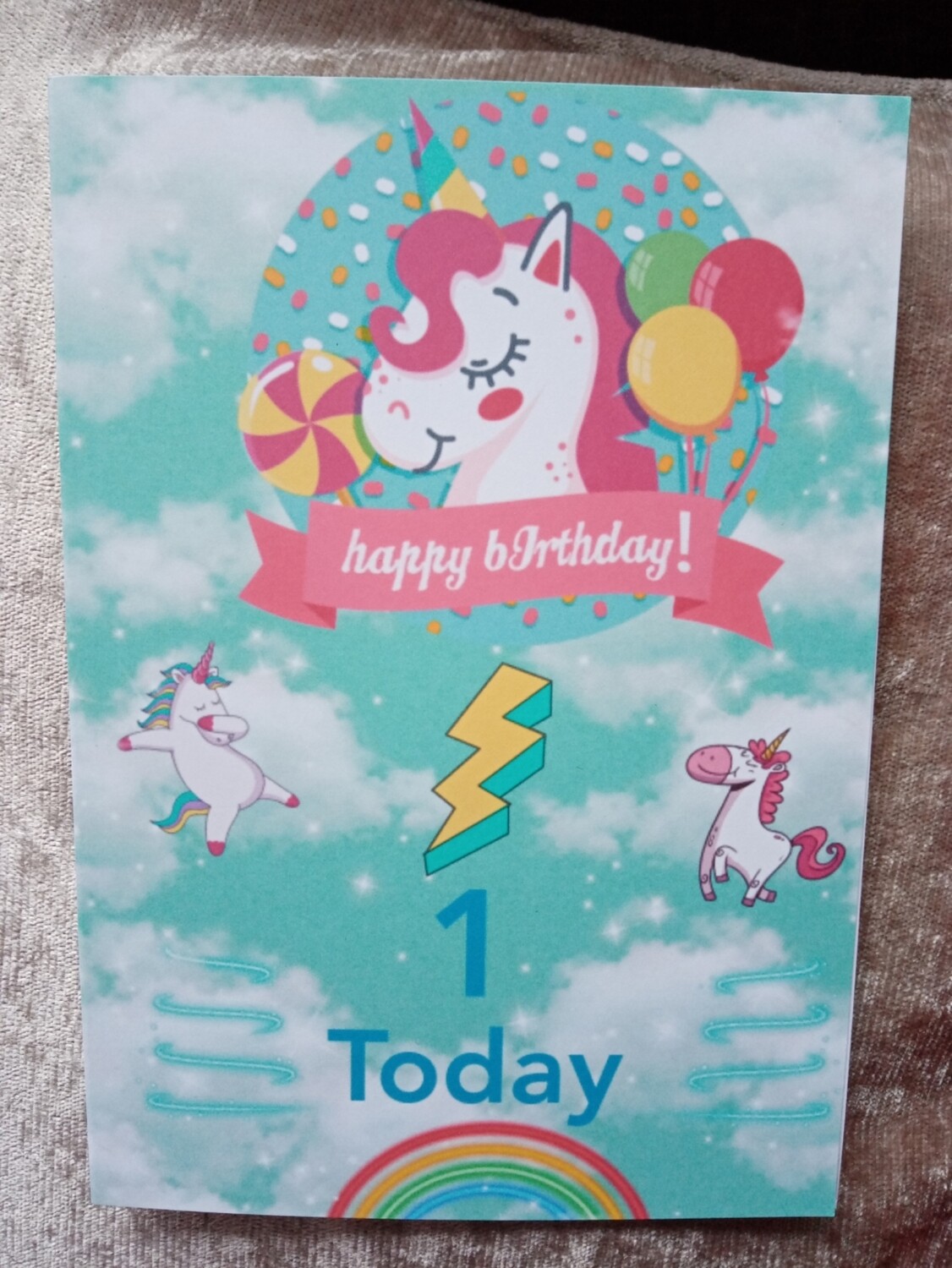 lovely personalized cards for sale, these are made from high quality smooth 300gsm card and high quality print ( Any Name + Any Age) 
