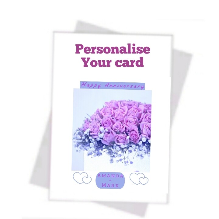 Personalise your own quaity card size C5