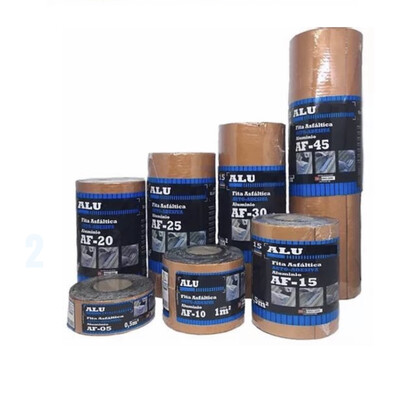 Manta Asfáltica Auto-Adesiva 30cm x 10m x 1mm ALU/FLEX Telha