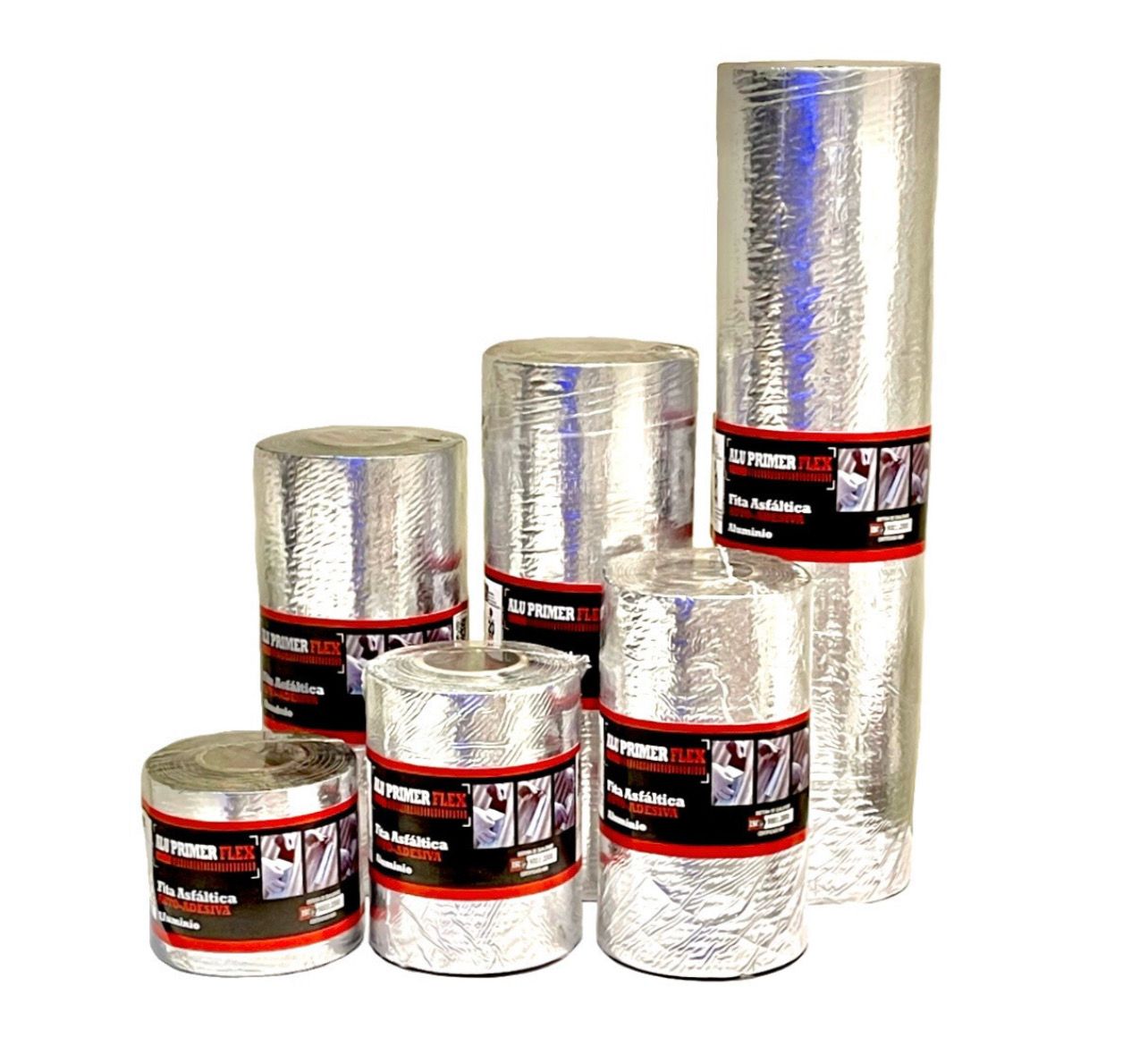 Manta Asfáltica Auto-Adesiva 90cm x 10m x 0,6mm ALU/FLEX Natural