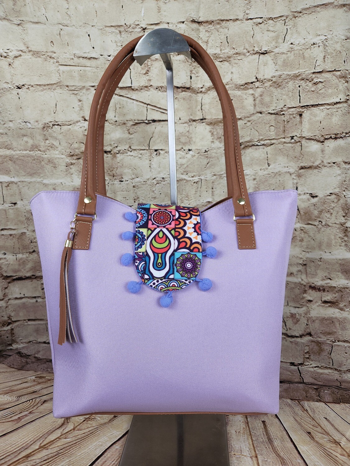 Artesanal fabric tote