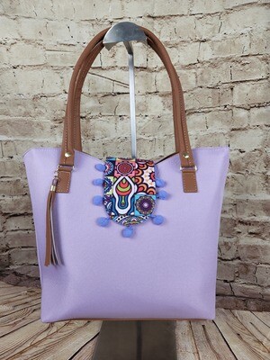 Artesanal fabric tote