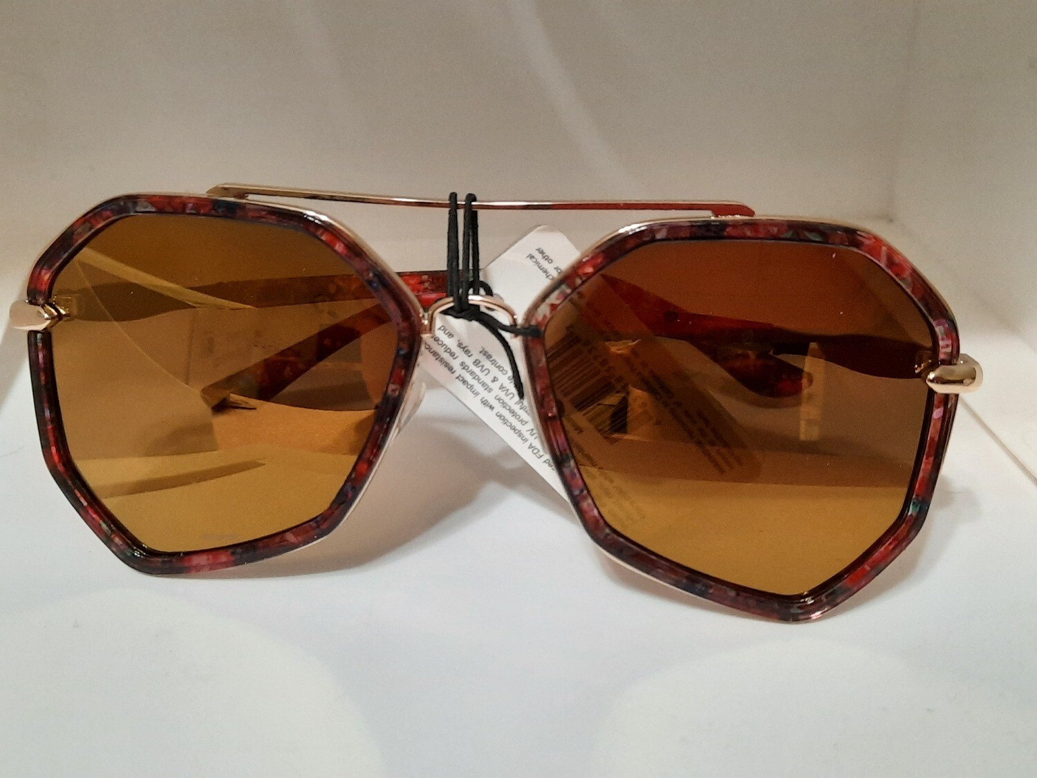 Mirror effect aviator sunglasses