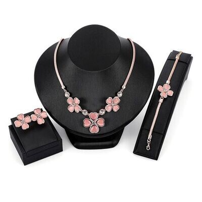 Fashion flower design jewelry set