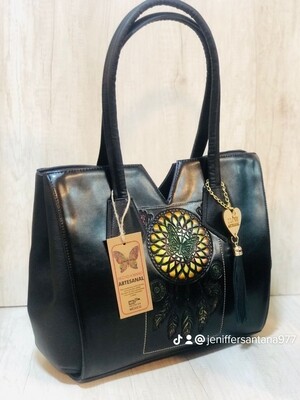 Dreamcatcher leather bag