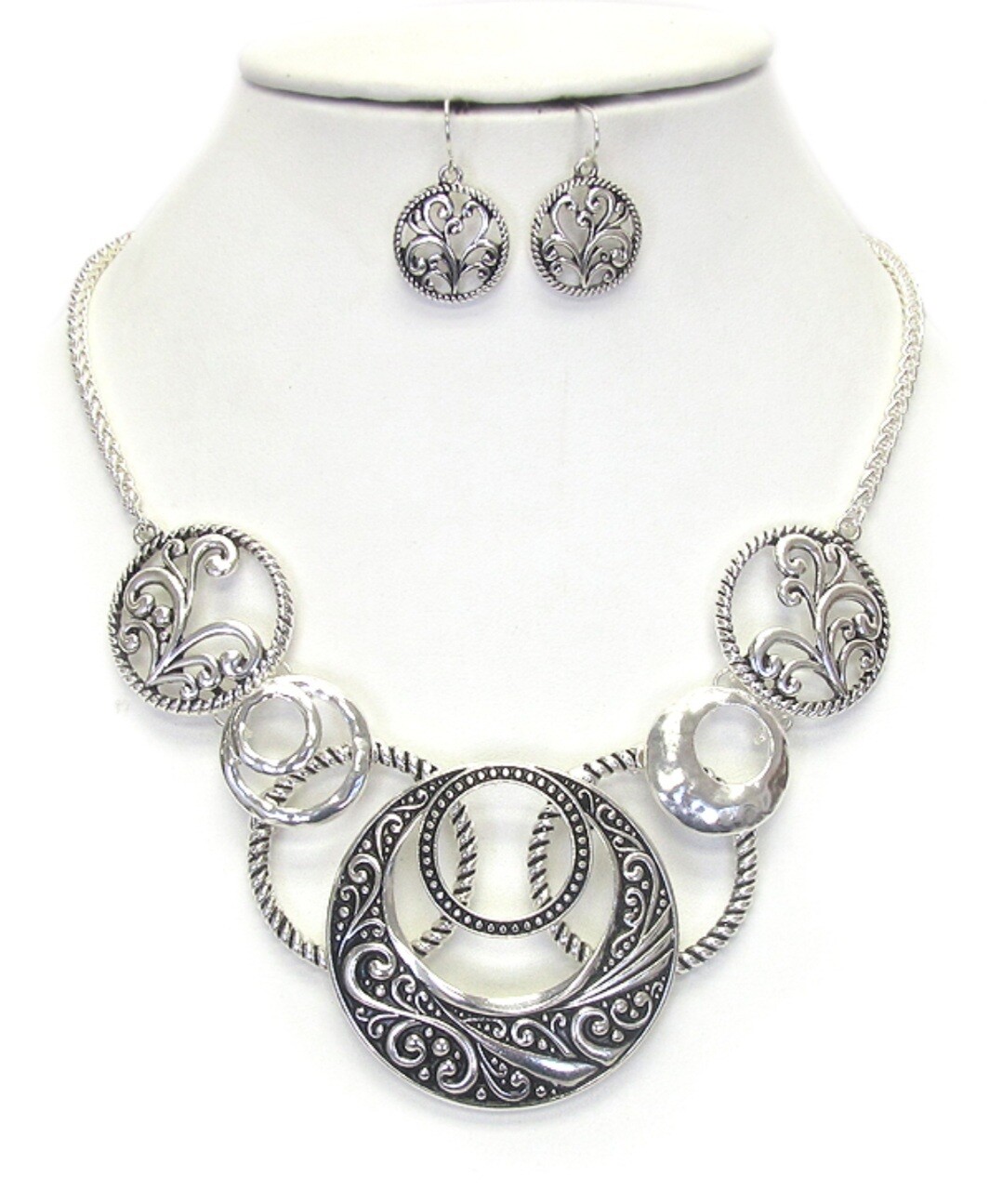 Circles necklace set