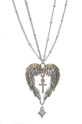 Angel wings necklace