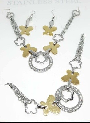 Stainless Steel necklace set