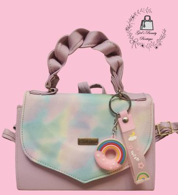 Cotton candy satchel